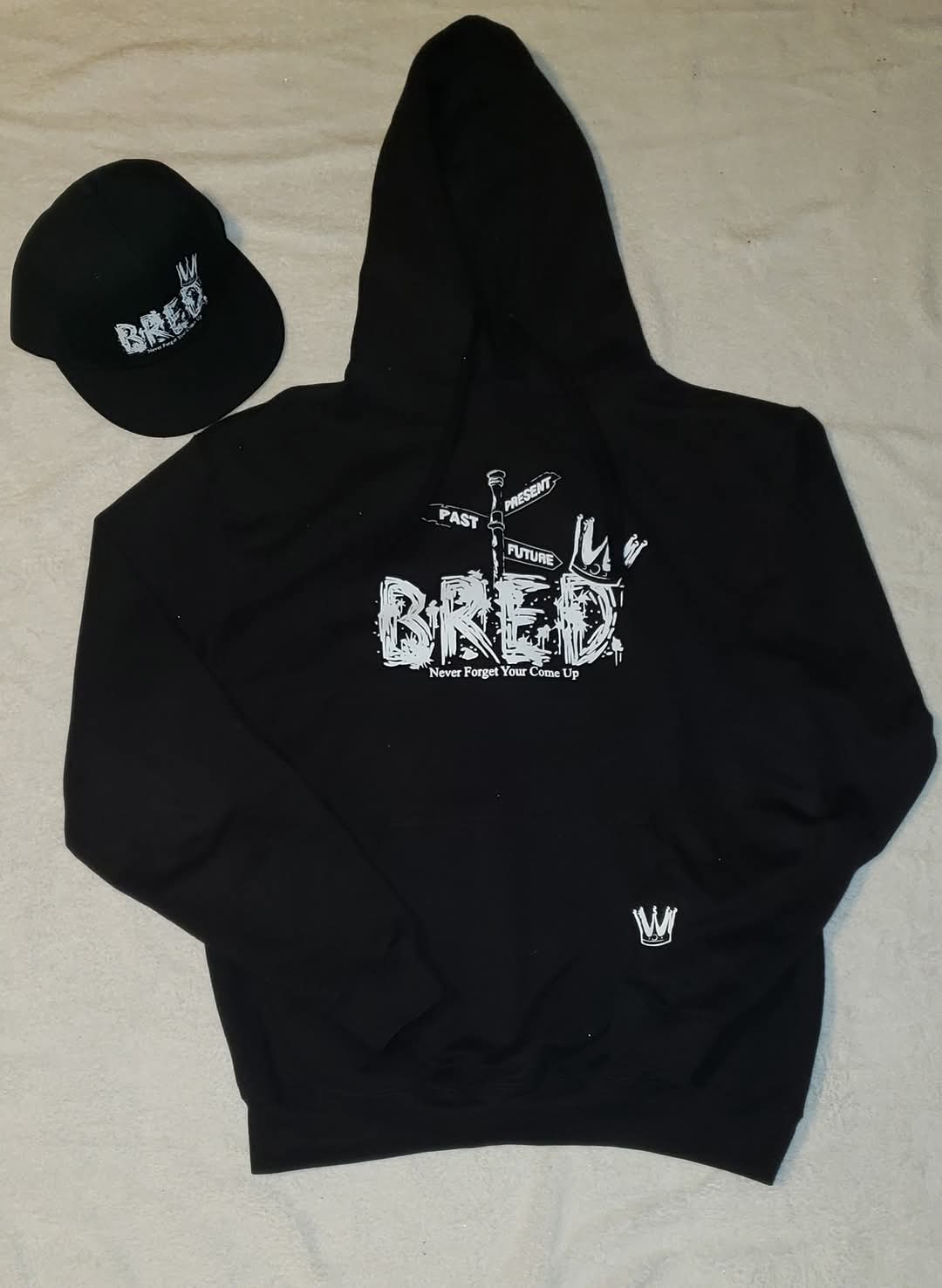 Past Present Future Bred Hoodies