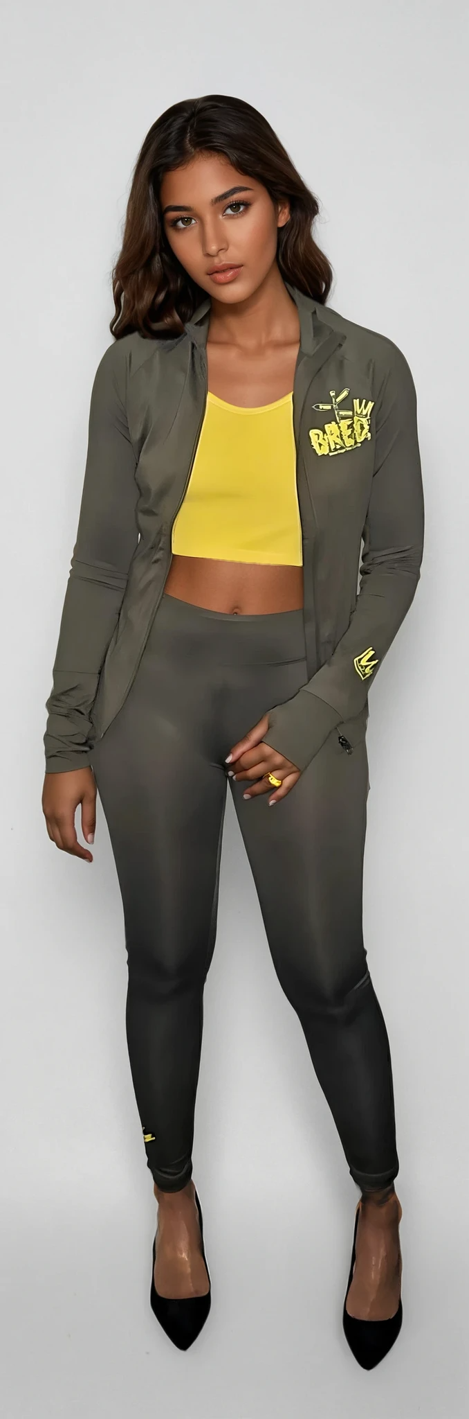 Bred Leggings and Jacket set