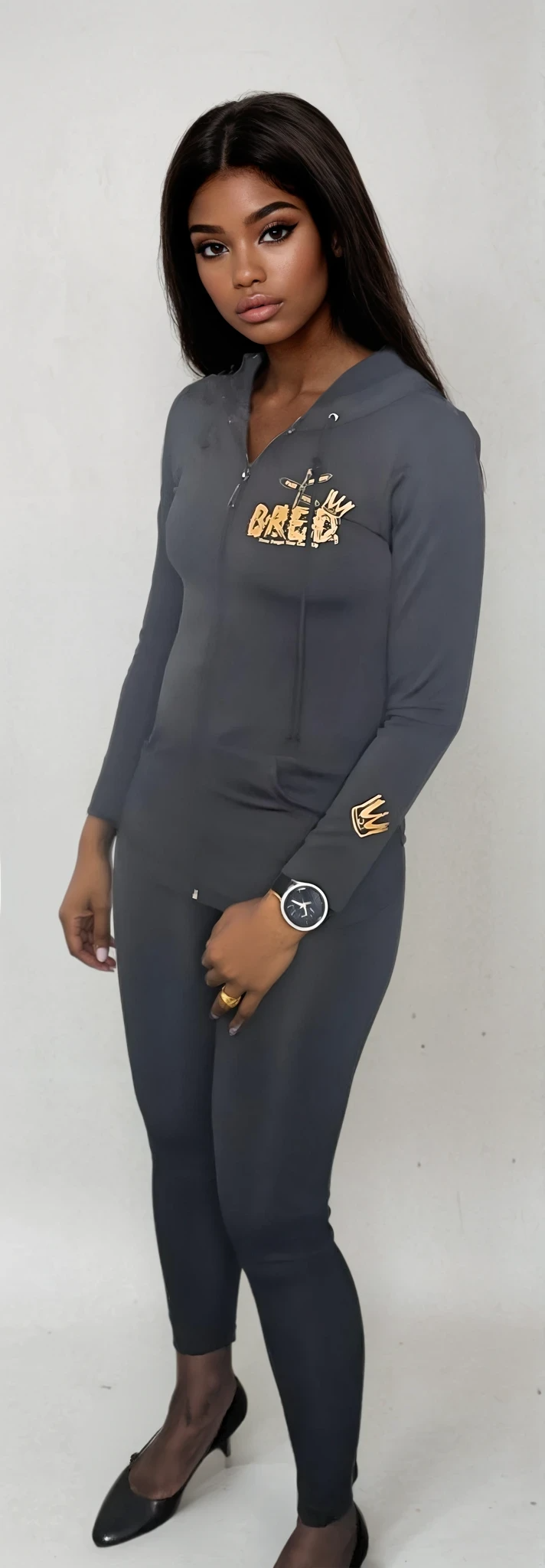 2 Piece Hoodie and Leggings Set