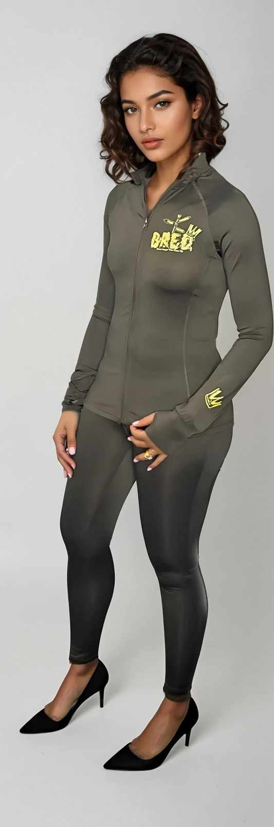 Bred Leggings and Jacket set